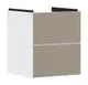 Hansgrohe-HG-Xevolos-E-Waschtischunterschrank-Mattweiss-480-475-mit-2-Schubkaesten-fuer-Handwaschbecken-Bronze-Struktur-54172390 gallery number 1